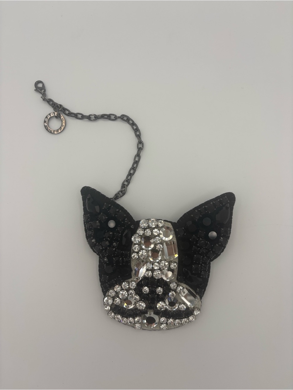 ANTEPRIMA Luminosa French Bulldog Bag Charm or Brooch Pin - EUC - Picture 3 of 10